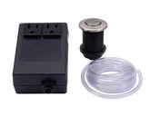 Round “Classic” Waste Disposer Air Switch with Direct Plug-In